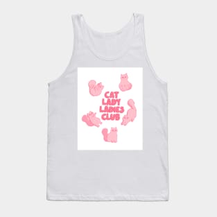 Cat Lady Ladies Club Tank Top